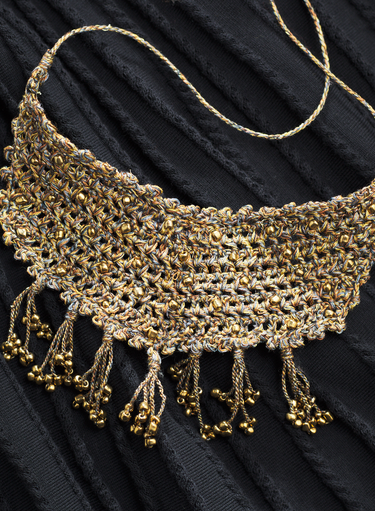 Gehäkeltes Perlenhalsband