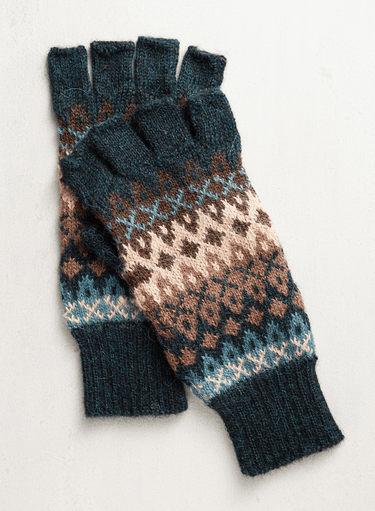 Norse Island Fingerless Gloves