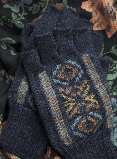 Night Sky Fingerless Gloves