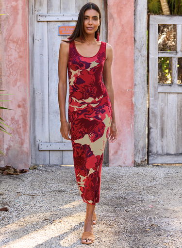 Hibiscus Blossom Dress