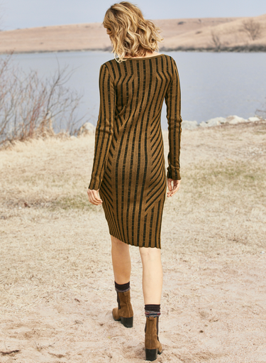 Bronze Art Deco Dress