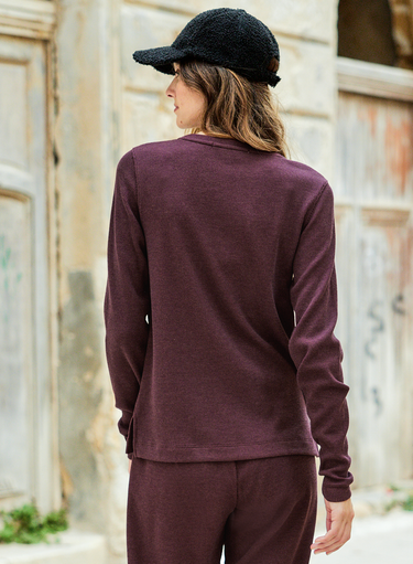Waffle Knit Pullover