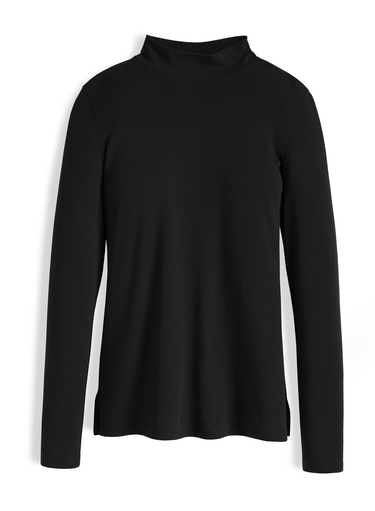 Klassischer Stehkragenpullover