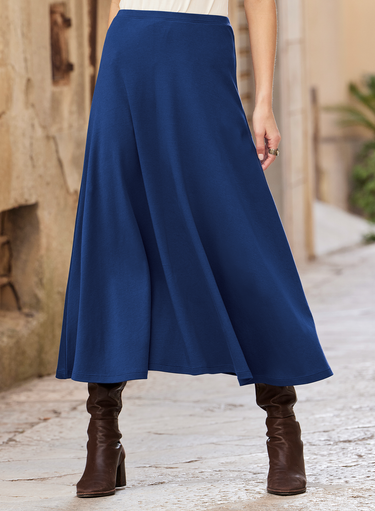 Pima Flared Skirt