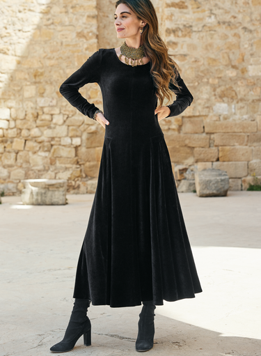 Velour Marais Dress