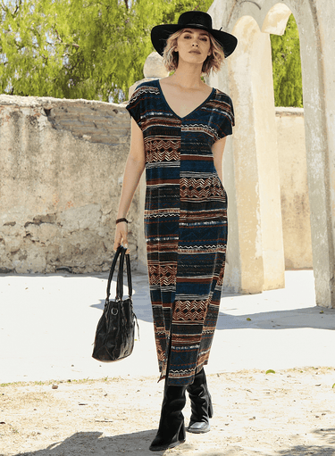Tribal Stripe Dress