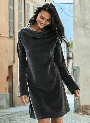 Velour Victoria Dress