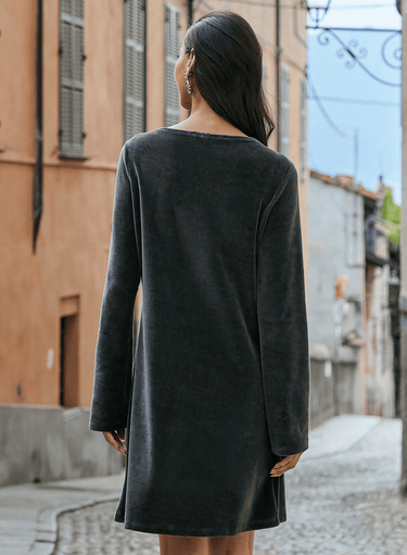 Velour Victoria Dress