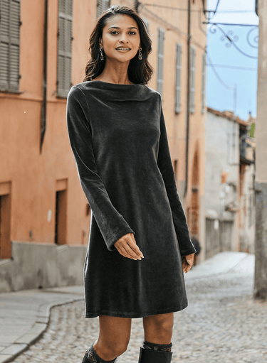 Velour Victoria Dress