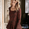 Serengeti Peplum Top