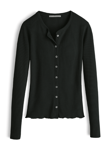 Waffle Buttoning Top
