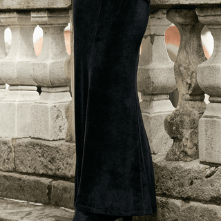 Velour A-Line Skirt