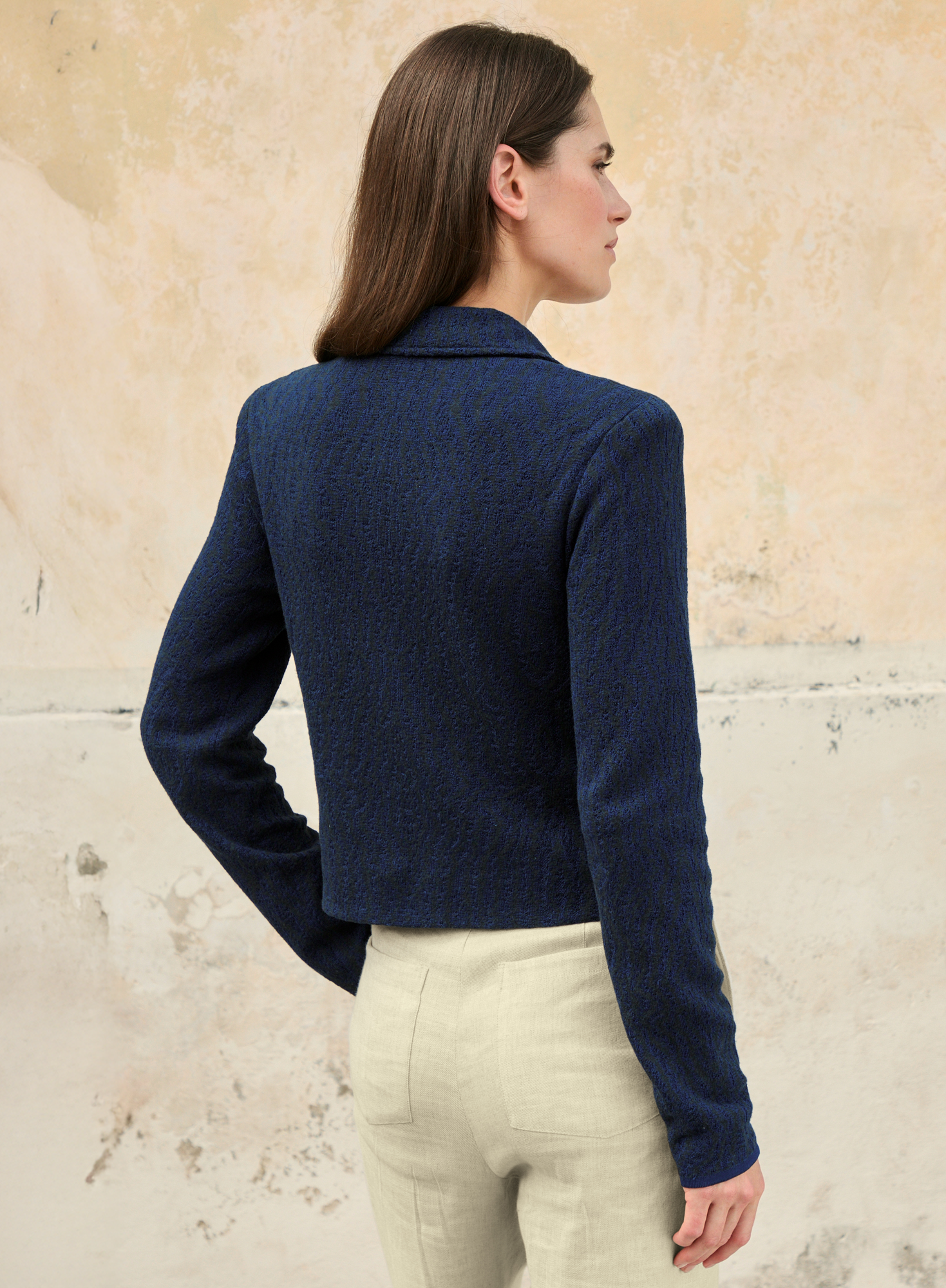 Peruvian Connection Knits Moire Knit Jacket – Peruvian Connection
