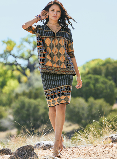 Kiribati Pencil Skirt