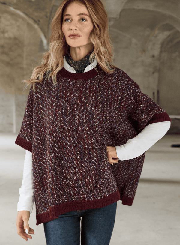 Urubamba Pullover — malbec alpaca by Peruvian Connection