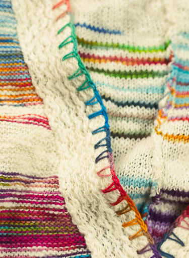 Chromatic Stripe Cardigan