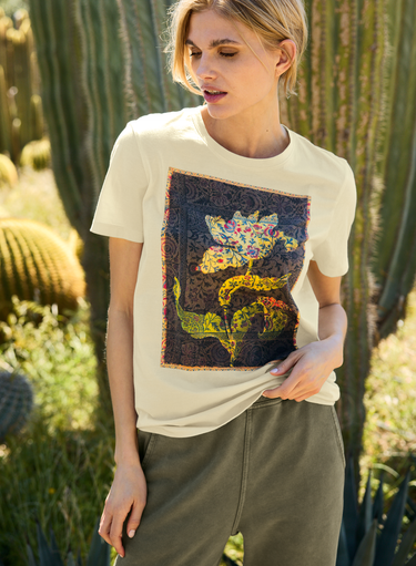 T-Shirt mit Paisley-Print
