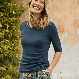 Pima Rib Knit Crew