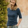 Pima Rib Knit Crew