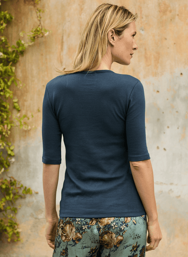 Pima Rib Knit Crew