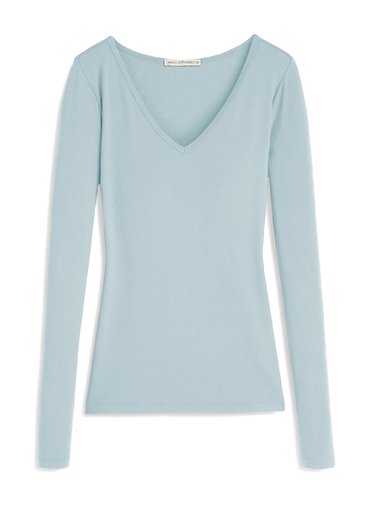 Peruvian Connection Knits Pima Rib Knit V-Neck – Peruvian Connection