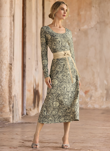 peruvian cotton dresses D01-405 The Kona Dress Peruvian Cotton Cottonseed Casual Wear