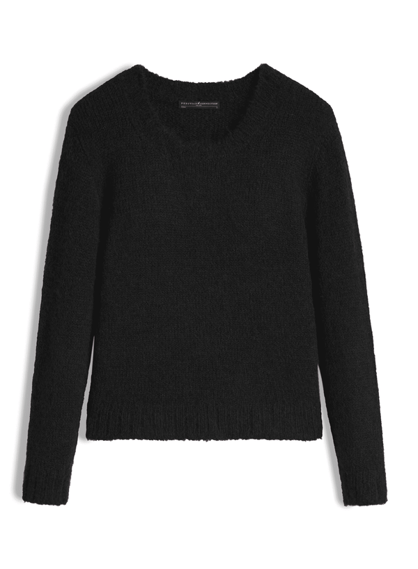 Colby Pullover — Black — black alpaca by Peruvian Connection