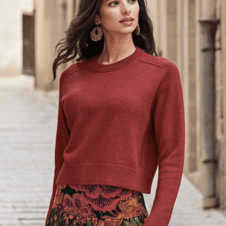 Cropped Luxe Pullover