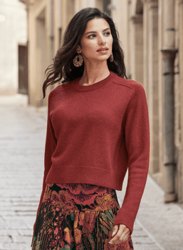 Cropped Luxe Pullover