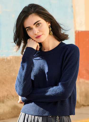 Cropped Luxe Pullover