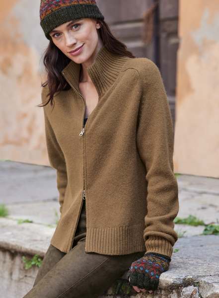 Valmorel Zip Cardigan – Peruvian Connection