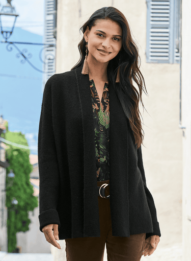 Links Shawl Collar Cardigan