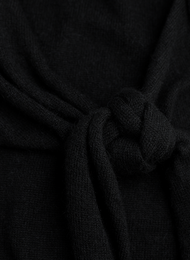 Royal Alpaca Faux-Wrap Dress