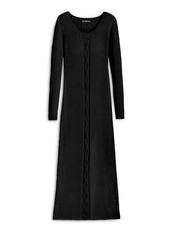 Larimer Dress — black royal alpaca by Peruvian Connection