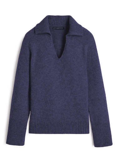 Edler Alpaka-Polopullover