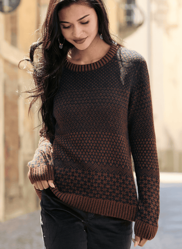 Luxe Fair Isle Pullover