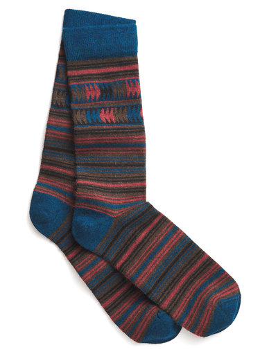 Men's Striped Arrowhead Socks