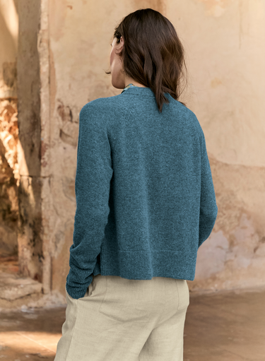 Acadia-Cardigan aus Alpaka