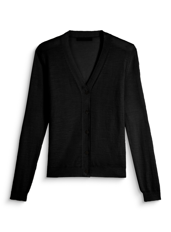 Sonoma Cardigan — Black — black royal alpaca by Peruvian Connection