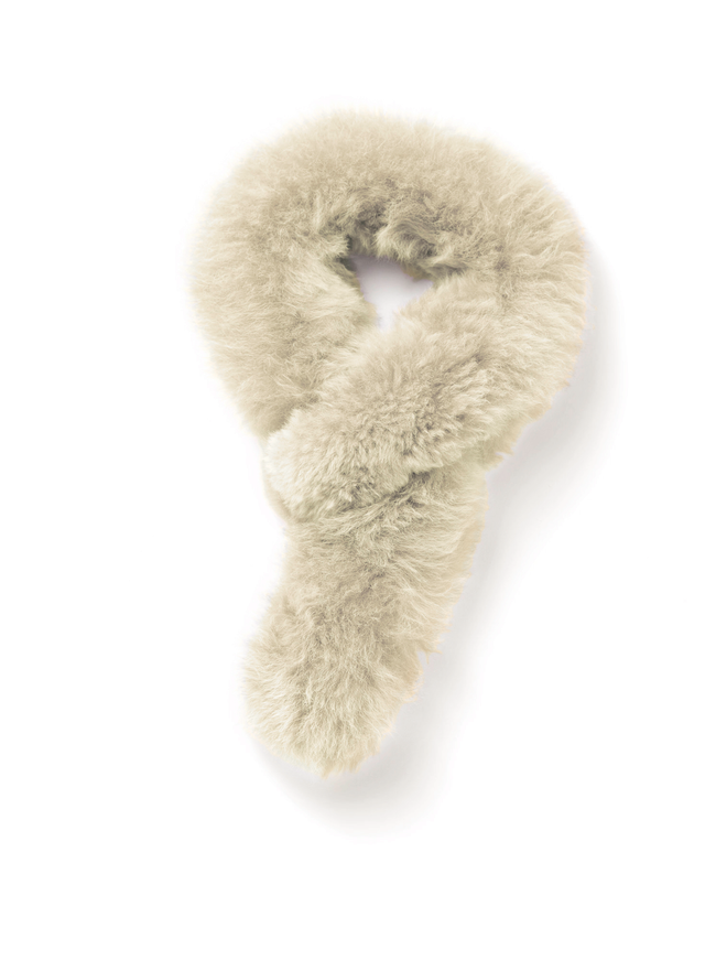 Alpaca Fur Pull-Through Scarf – Peruvian Connection