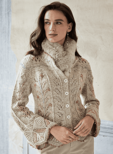 Alpaca Fur Pull-Through Scarf