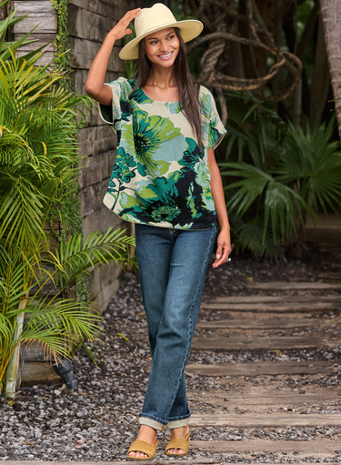 5-Pocket-Jeans mit geradem Bein