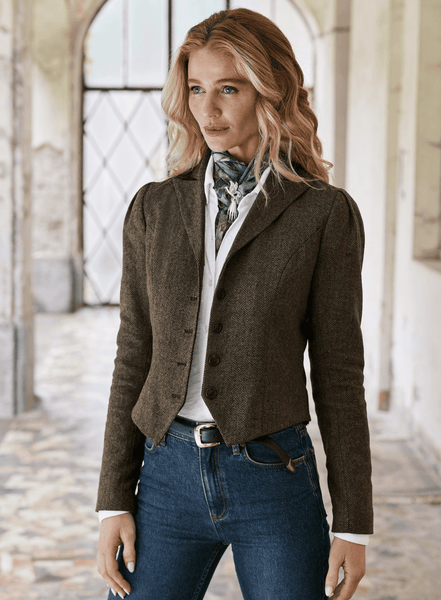 【美品】 HYKE DOUBLE CLOTH CROPPED JACKET Harrow Cropped Jacket – Peruvian Connection
