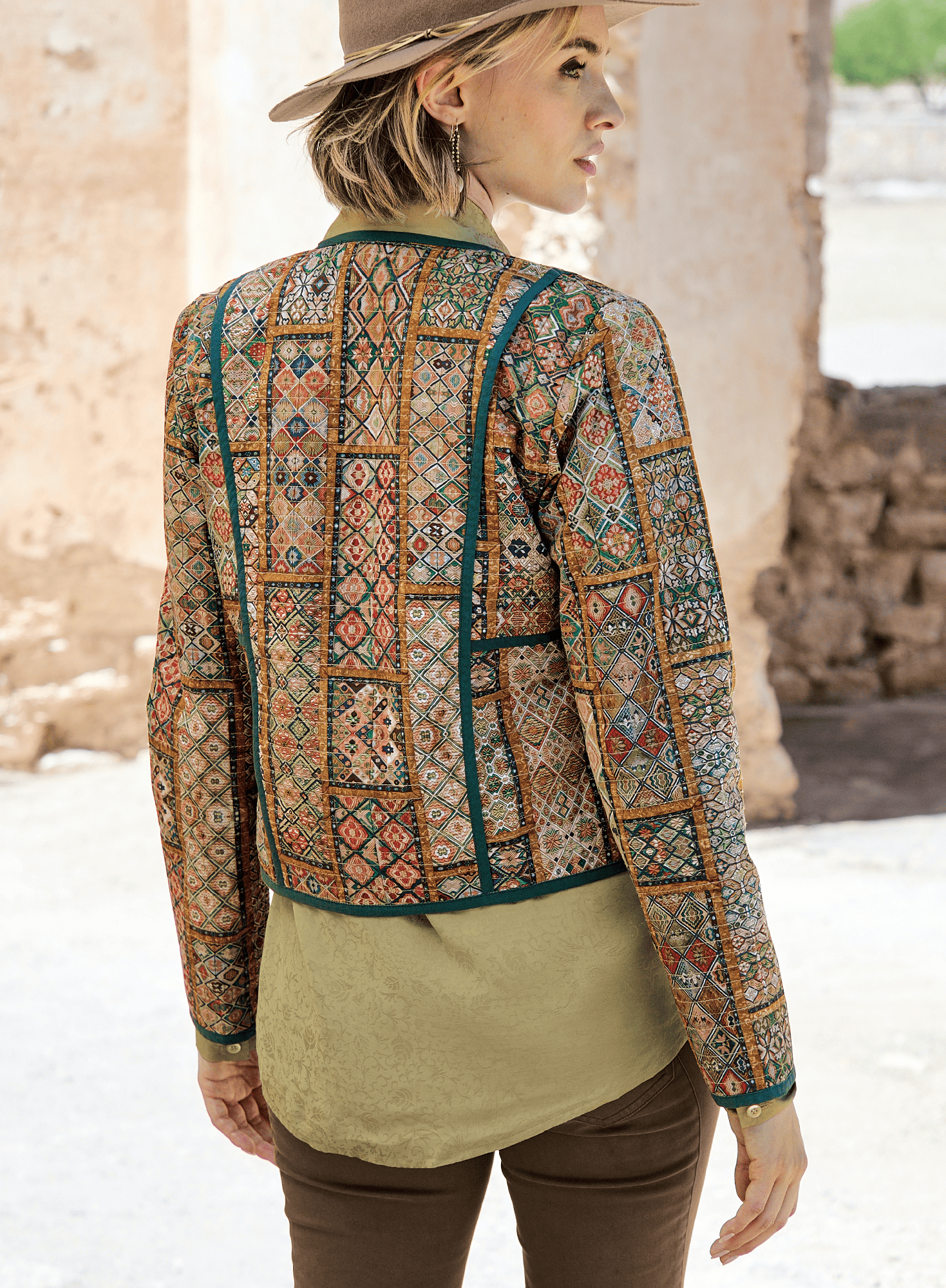 Peruvian Jacket Tesserae Quilted Reversible Jacket – Peruvian Connection