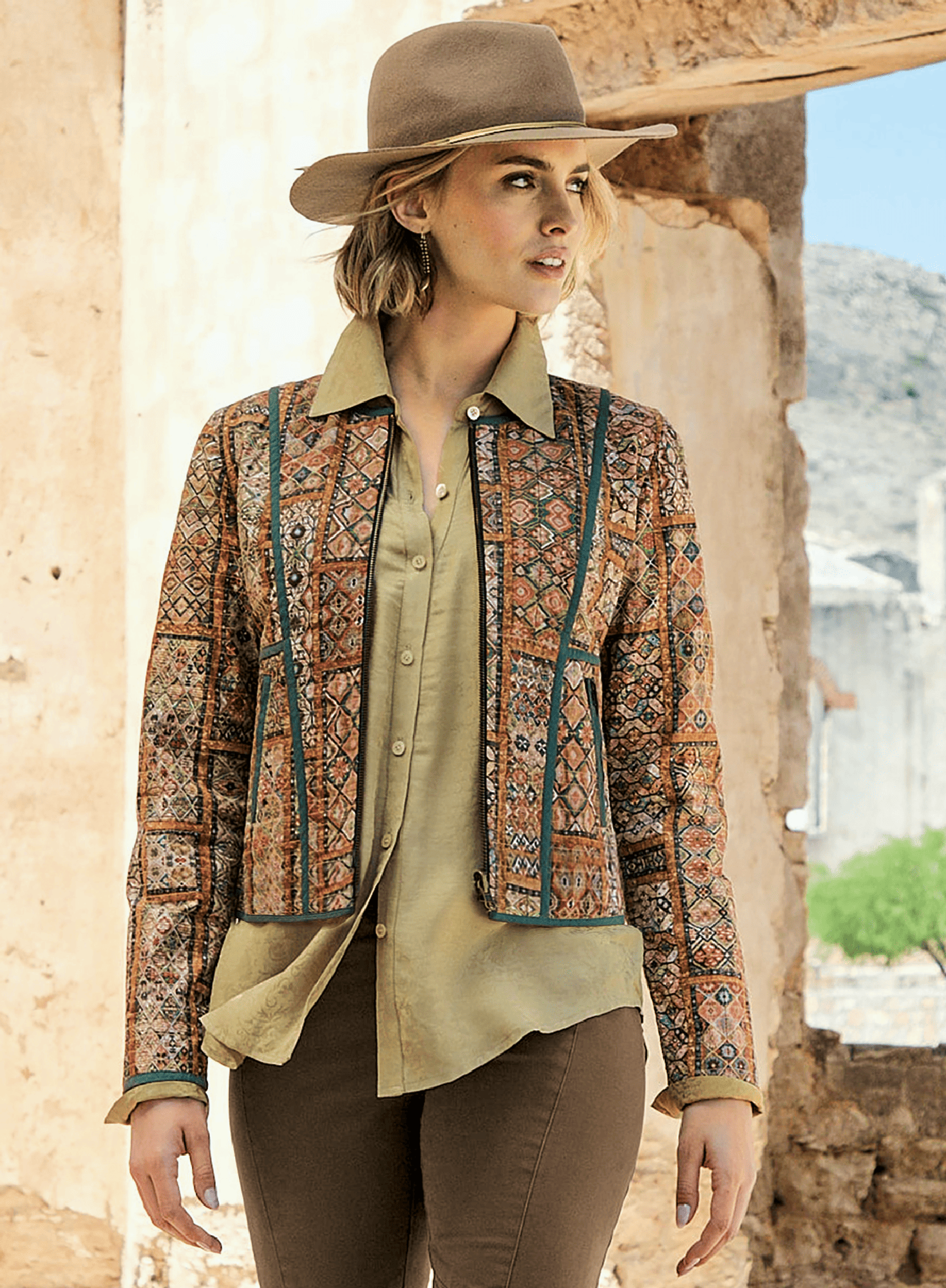 Peruvian Jacket Tesserae Quilted Reversible Jacket – Peruvian Connection
