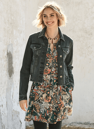Graphite Casey Jean Jacket