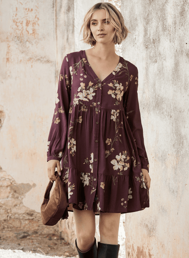 Victorian Floral Dress