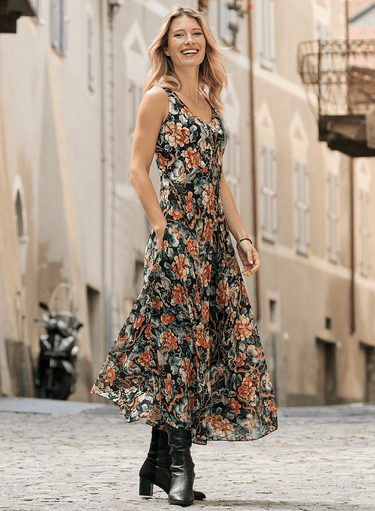 Qing Floral Dress