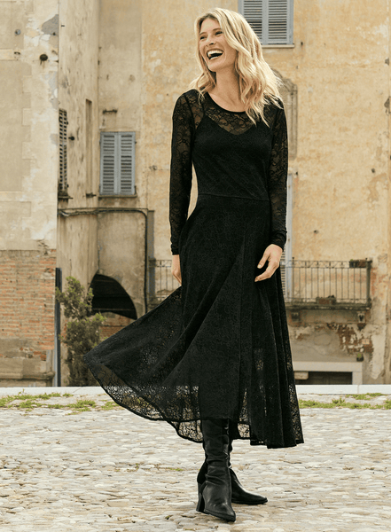 Lace Carlyle Dress Black / M