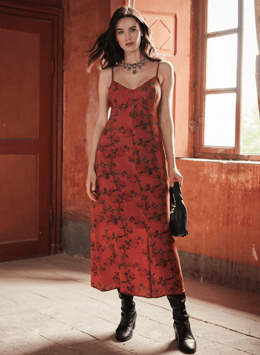 Elettra Slip Dress Madder / 2 Elettra Slip Dress Madder / 2